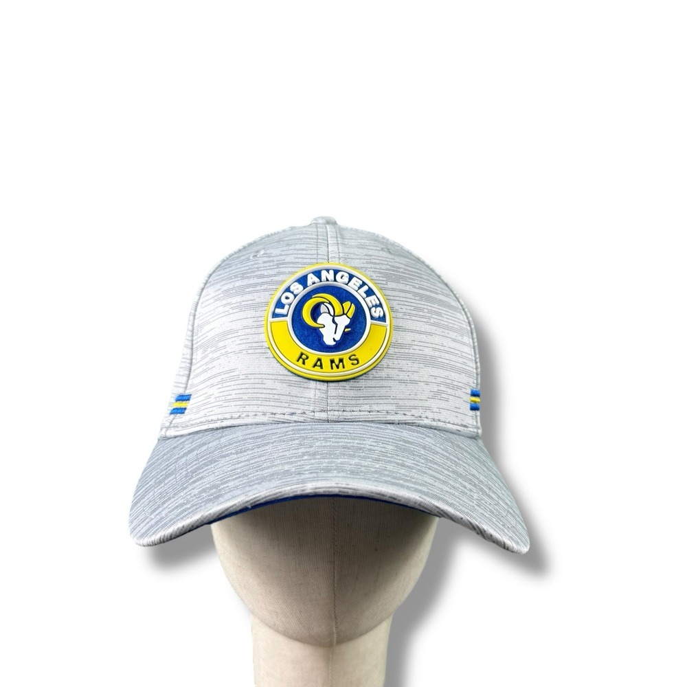 New Era NFL 2020 Los Angeles Rams 39THIRTY Sideline Official Flex Fit Hat Sz M/L
